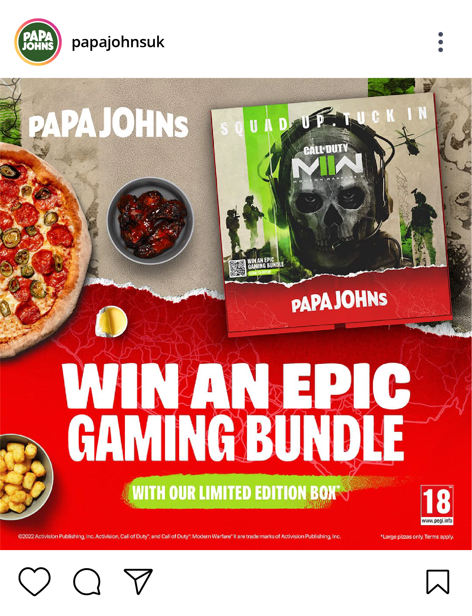 Papa Johns Insta – 3