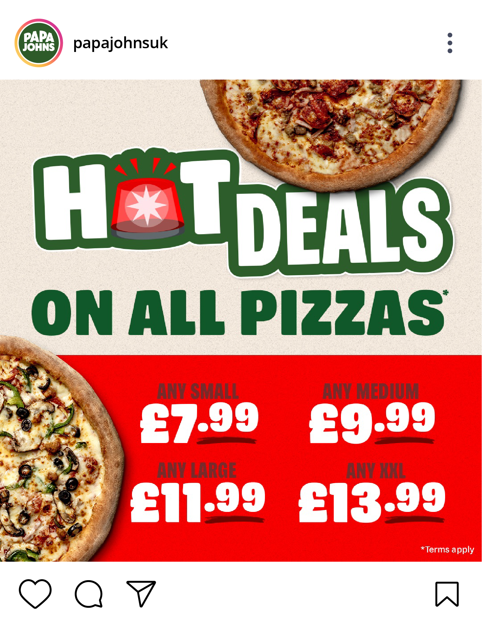 Papa Johns Insta – 4